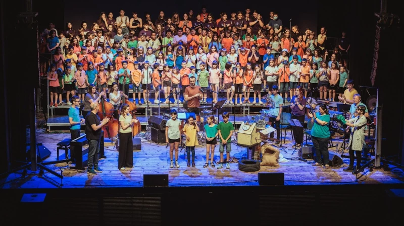 Les corals Infantils de l'EMM Berga en concert